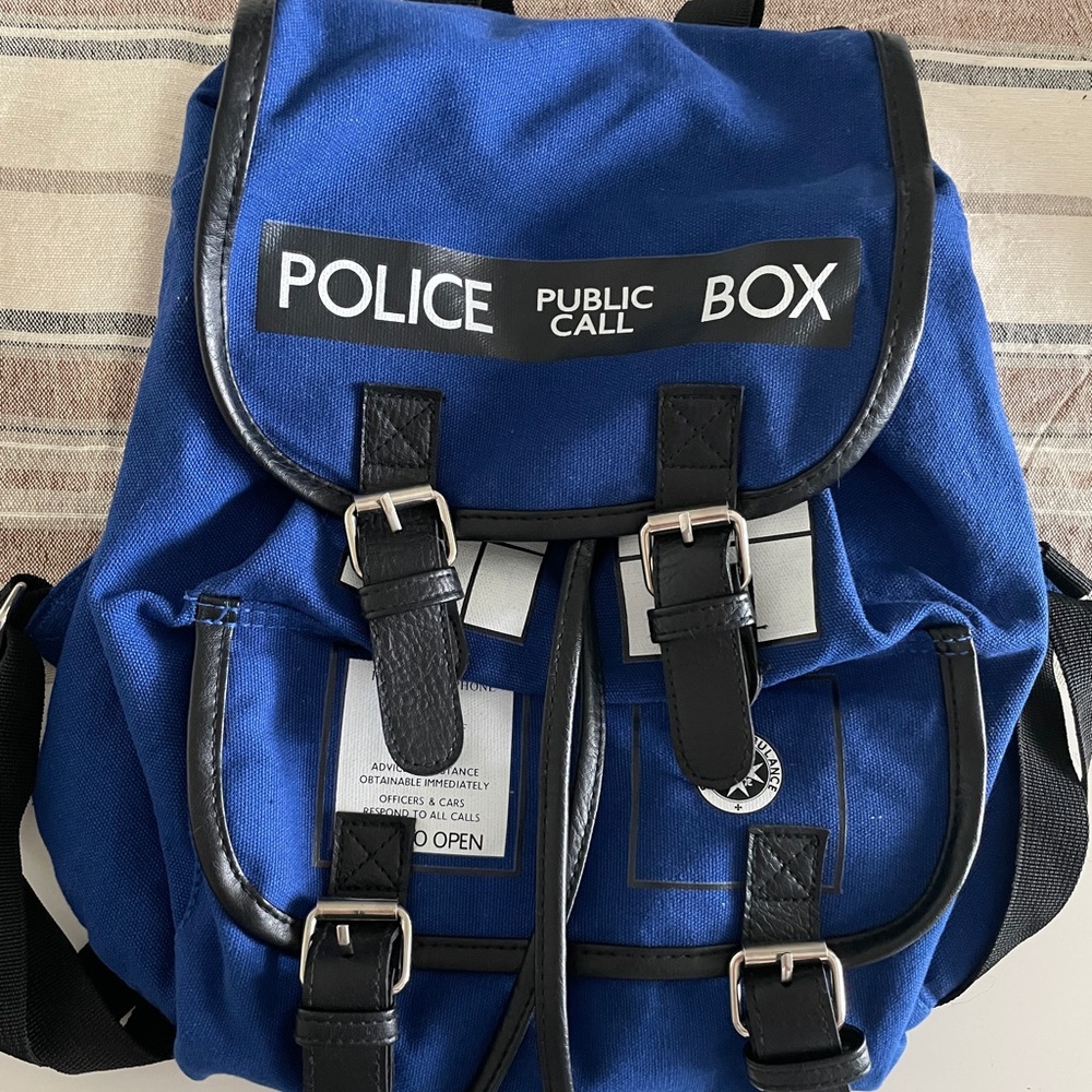 DOCTOR WHO Canvas Backpack